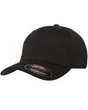5 Pack Of Flexfit 6597 Adult 6 Panel Structured Mid Profile Cool & Dry Sport Cap picture