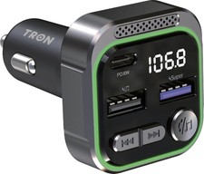 TRON 48W Bluetooth 5.3 FM Transmitter Car Adapter (PD30W & QC18W)with Mic ,MP3 picture