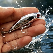 20pcs Minnow Fishing Lure Crank Bait, Fishing Bass Lures Hard Artificial Bait picture