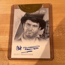 Twilight Zone Autograph Card A-136 Cliff Robertson as Christian Horn picture