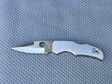 Vintage Spyderco Native 2 Seki-Japan Folding Pocket Knife C41P Plain Edge AUS-10 picture