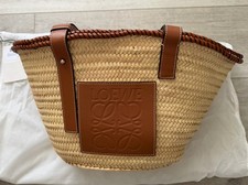 Loewe Small Raffia Anagram Basket Tote Bag picture