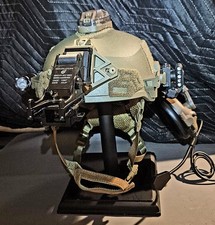NIJ IIIA TACTICAL HELMET PVS14 MOUNT F30 COMM IR IFF SF KX1A HL1 WENDY 3.0 picture