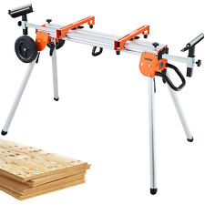 VEVOR 100in Miter Saw Stand with One-piece Mounting Brackets Sliding Rail 500lbs picture