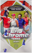 2024 Topps Chrome Tennis Hobby Box Factory Sealed (Eala, Shelton RC) picture