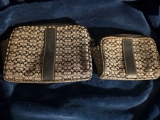 Coach Vintage Hand Clutch Purse And Change Bag Zipper Closed picture