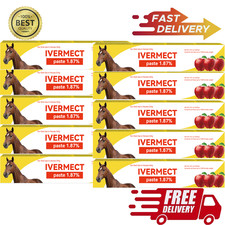 10 Pack New Paste Wormer Horse Dewormer Apple Flavor US  EXP 1/2028 picture