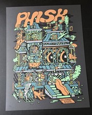 Phish Halloween 2020 Poster by Killer Acid Glow In Dark Variant Print #d of 500 picture