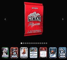 2026 Leaf Metal Melange Factory Sealed Hobby Pack 1 AUTO PER PACK picture