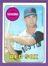 1969 Topps - #130  Carl Yastrzemski - Boston Red Sox - VgEx picture