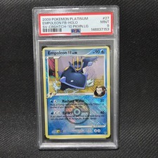 2009 Pokemon: EMPOLEON FB 27/147 [Crosshatch] [Platinum League Promo] Mint PSA 9 picture