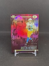 2020 Panini Illusions - Justin Herbert #7 Trophy Collection Pink /399 (RC) picture