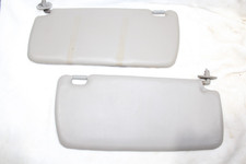 86-97 Nissan D21 HARDBODY Sunvisors Sun Visors GRAY Vinyl TIGHT OEM picture