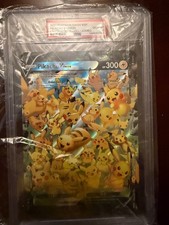 2021 Pokemon Swsh Black Star Promo Jumbo Pikachu V-Union PSA10 picture