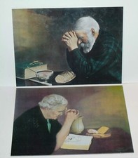 Eric Enstrom Jack Garren GRACE & GRATITUDE 10x13.5 unframed mounted textured SET picture