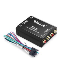 Recoil LOC4 4 Channel Speaker Cable to RCA Adjustable Line Output Converter | wi picture