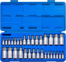 10288A 32Pc Allen Hex Bit Socket Set SAE Metric S2 Steel Hex Key Sockets picture