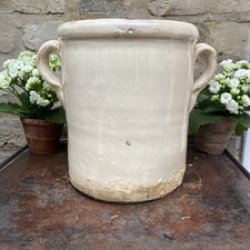 Extra Large Antique 19th Century Italian Anchovy Pot / Confit, Sardine Jar picture