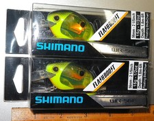 Lot of (2) Shimano WORLD CRANK FLASH BOOST Crankbait (WR-56FFB) New picture