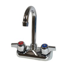 BK Resources BKF-W-3G-G WorkForce Splash Mount Faucet w/ 3