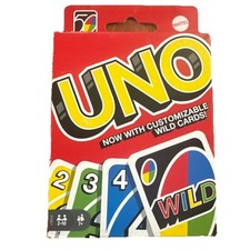 Mattel Uno Card Game New With Customizable Wild Cards  picture