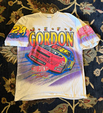 90s vintage Motorsport Traditions Jeff Gordon Racing NASCAR T-Shirt XL picture