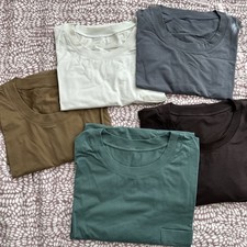 Lululemon Fundamental Pocket T-shirt XXL Casual Lot 5 - 3 short / 2 long sleeve picture