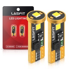 2X LASFIT T10 2825 194 168 License Plate Map Light LED White Light Canbus Bulb picture