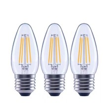 Eco-Smart LED B11 60W Equivalent Daylight Vintage Edison Bulbs (3-Pack) picture