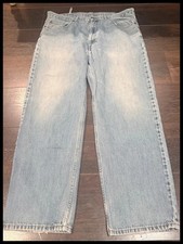 Levi’s 550 Relaxed Fit Men’s Jeans 38x32 Light Wash Denim Distressed 138 picture