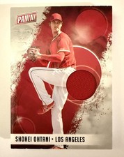 Rare Shohei Ohtani Panini 2018 National Convention Relics RC PLAYER WORN MEM #SO picture
