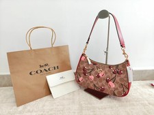 Coach Model CY694 Teri Shoulder In Signature Canvas With Cherry Print CY694 picture