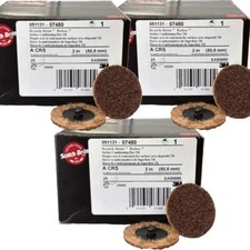 QTY OF 3- GENUINE 3M 07480 Scotch-Brite Roloc Disc Coarse 2