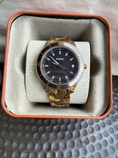 Fossil Stella ES-3088 Womens Watch 38mm Faux Tortoise Band NEEDS a new battery  picture