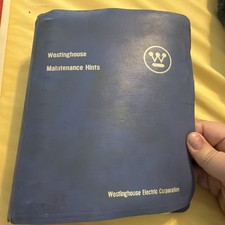 Vintage Westinghouse Electric Maintenance Hints Book Softcover Spiral Pittsburgh picture