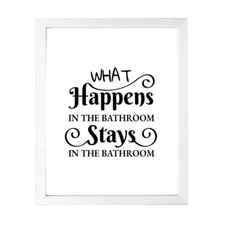 Designs ByLITA What Happens In The Bathroom Stays In The Bathroom picture