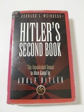 Hitler's Second Book The Unpublished Sequel by Gerhard Weinberg (Hardcover) RARE picture