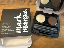 MARK BY AVON  PERFECT BROW STYLING DUO Soft BROWN NIB picture