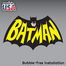 BATMAN  LOGO Decal Sticker Comic Dark Knight Colored picture