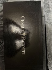 Cesare Paciotti Women’s Black Leather Knee-High Pointed Toe Stiletto Boots 6 picture