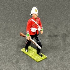Little Legion Zulu War 24th British Infantryman Advancing Holding Rifle picture