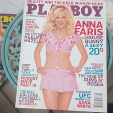 Playboy Magazine September 2008 Anna Faris Cover Keeley Hazell VGC picture