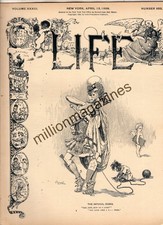 1899 Life April 13-You look like a fool Uncle Sam with the Philippines in chains picture