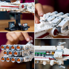 Lego 6470426 Star Wars Tantive IV Build and Display Starship Vehicle Model 75376 picture