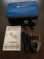 (2) New Bosch OEM 12V 2.0Ah Batteries & (1) 12V Charger  (New from combo kit ) picture