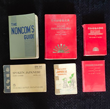 Vtg 1950s Korean War USAF Misawa Japan 49th Maint Sqd Book Lot - 6v Inscribed picture