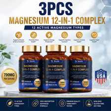 3-bottle Totaria Magnesium 12-in-1 Complex 700mg. picture