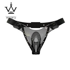 Male Chastity Cage Belt Sissy Cb Lock Adult for Men SM Adjustable Chastity Pants picture