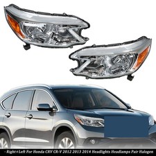 Right+Left For Honda CRV CR-V 2012 2013 2014 Headlights Headlamps Pair Halogen picture