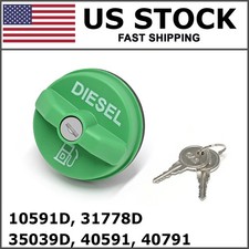 10591D Locking Fuel Gas Cap Diesel Fuel Tank For Ford F250 F350 F450 F550 E-350 picture